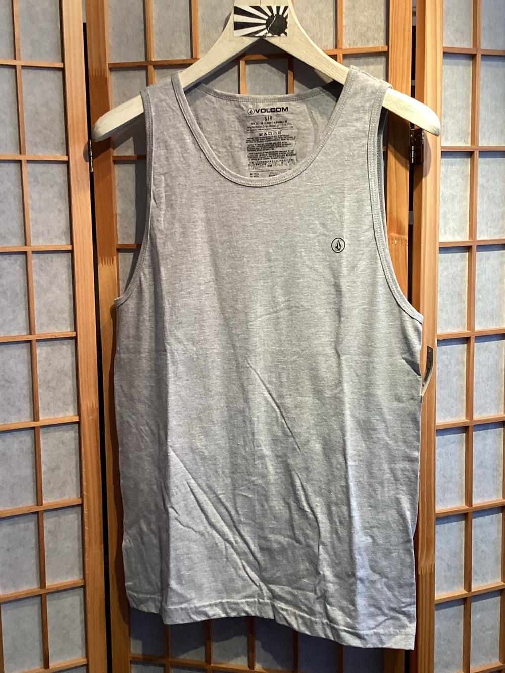 Volcom Circle Stone Tank Heather Grey A4501900 Men's Size Small